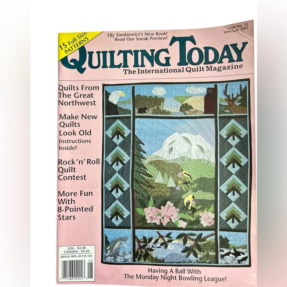 Vintage Quilting Magazine Collection Lot of Three 1990s Patterns